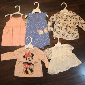 Disney girls 6 month t-shirt Lot